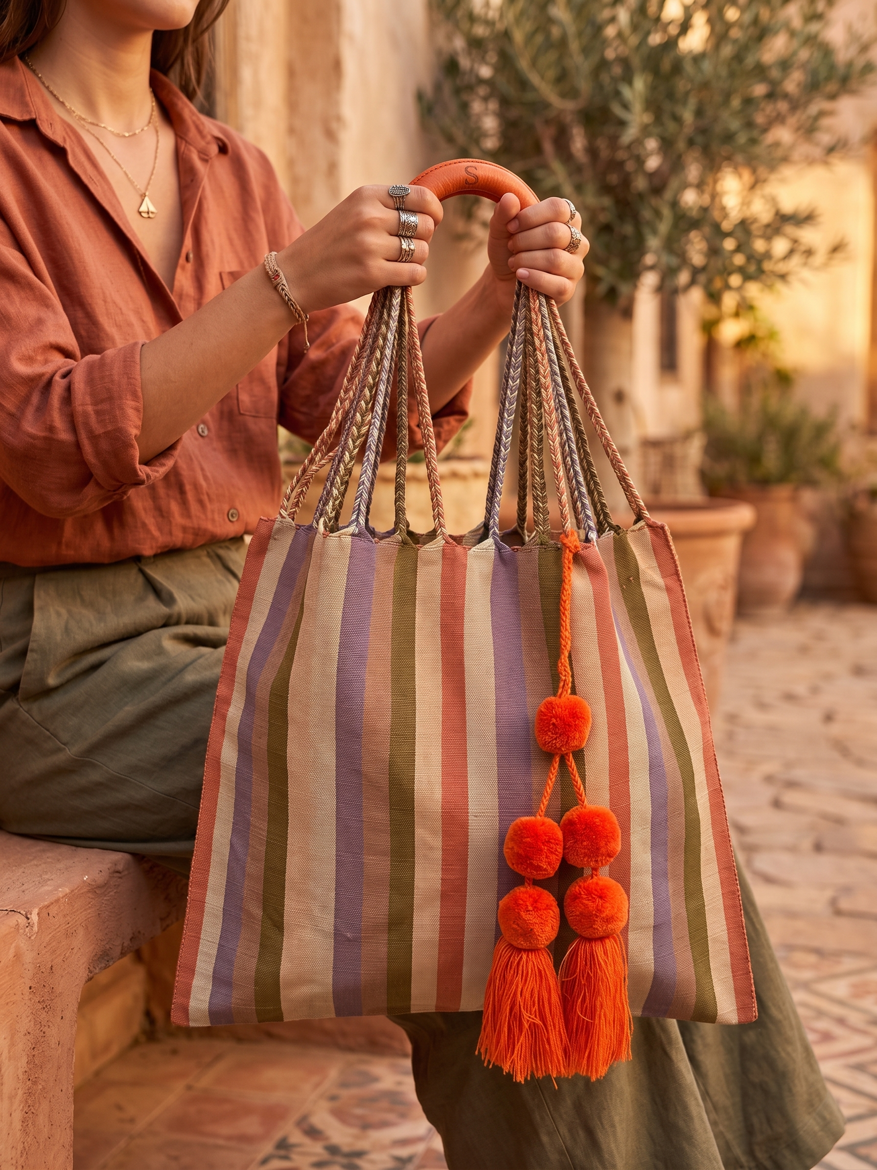 Bolsa Artesanal SAN ANDRÉS – Diseño en Telar de Cintura