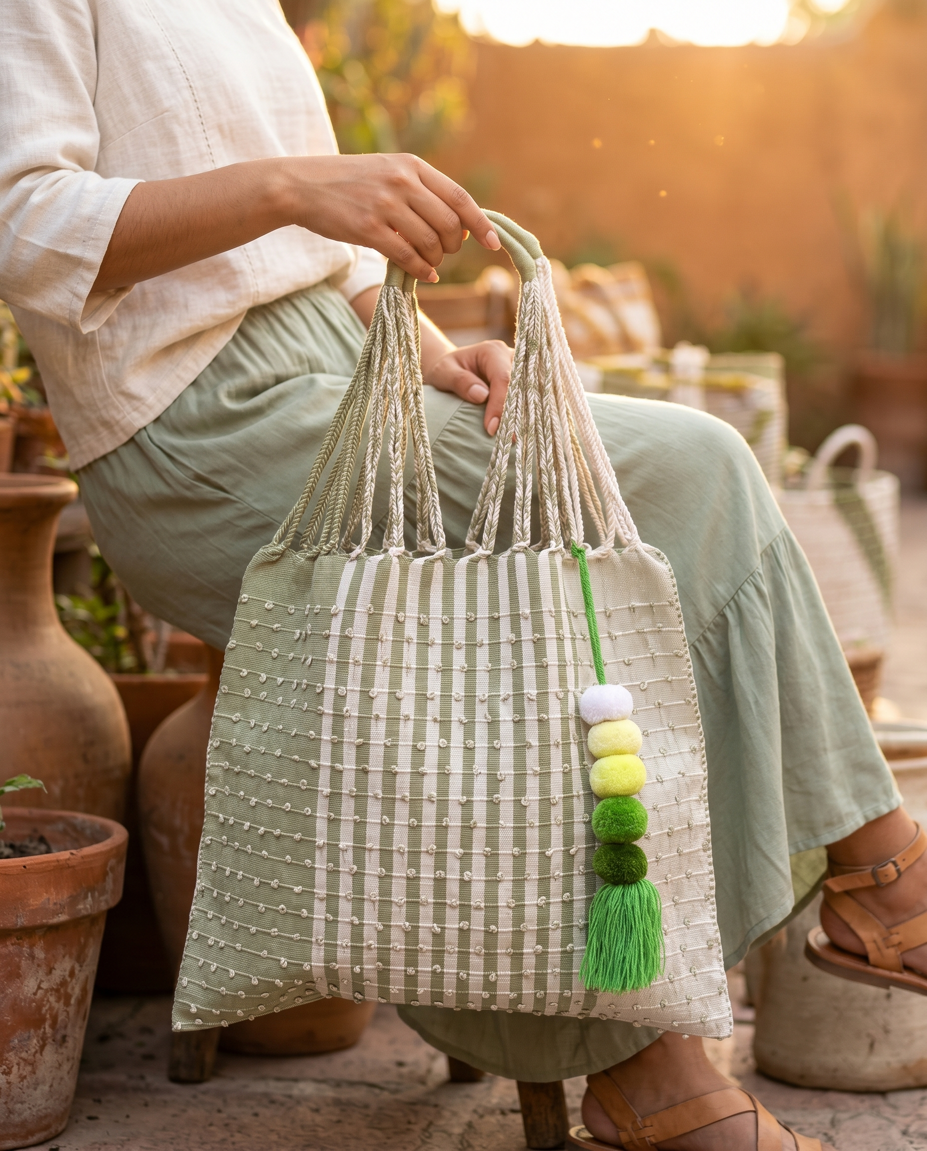Bolsa Artesanal NUDITO – Edición Exclusiva en Telar de Cintura