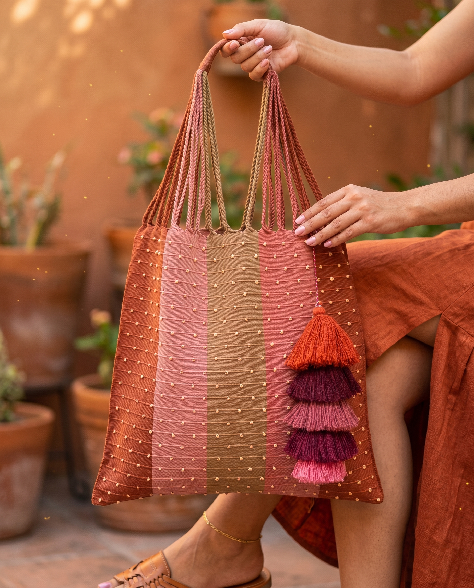 Bolsa Artesanal NUDITO – Edición Exclusiva en Telar de Cintura